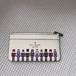 Kate Spade Nutcracker Cream Wristlet